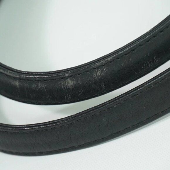 GIANNI VERSACE Leopard PVC Shoulder Tote Bag Yellow Black Gold - Picture 12 of 15